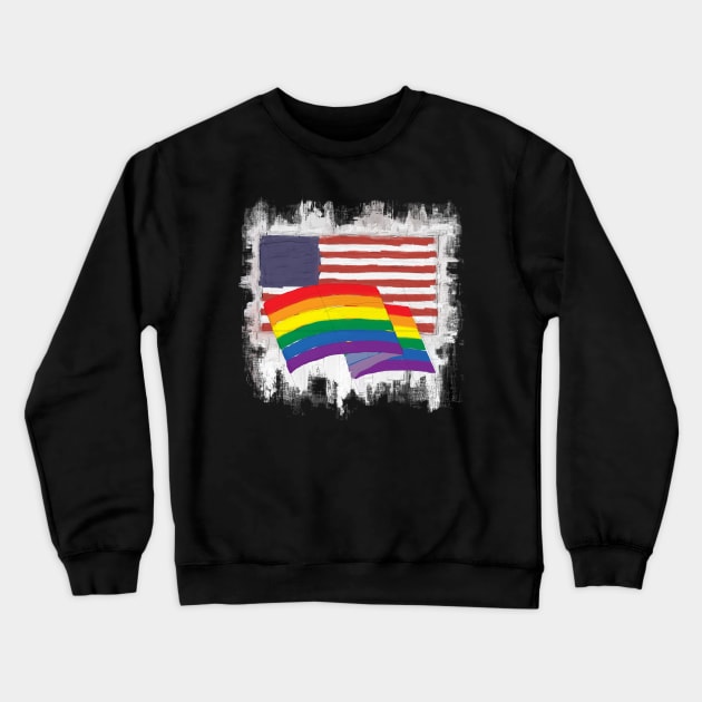 Stop Endemic Injustice (paint) Crewneck Sweatshirt by rikarts